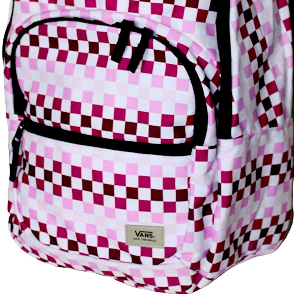 Brand new pink checkered VANS backpack!